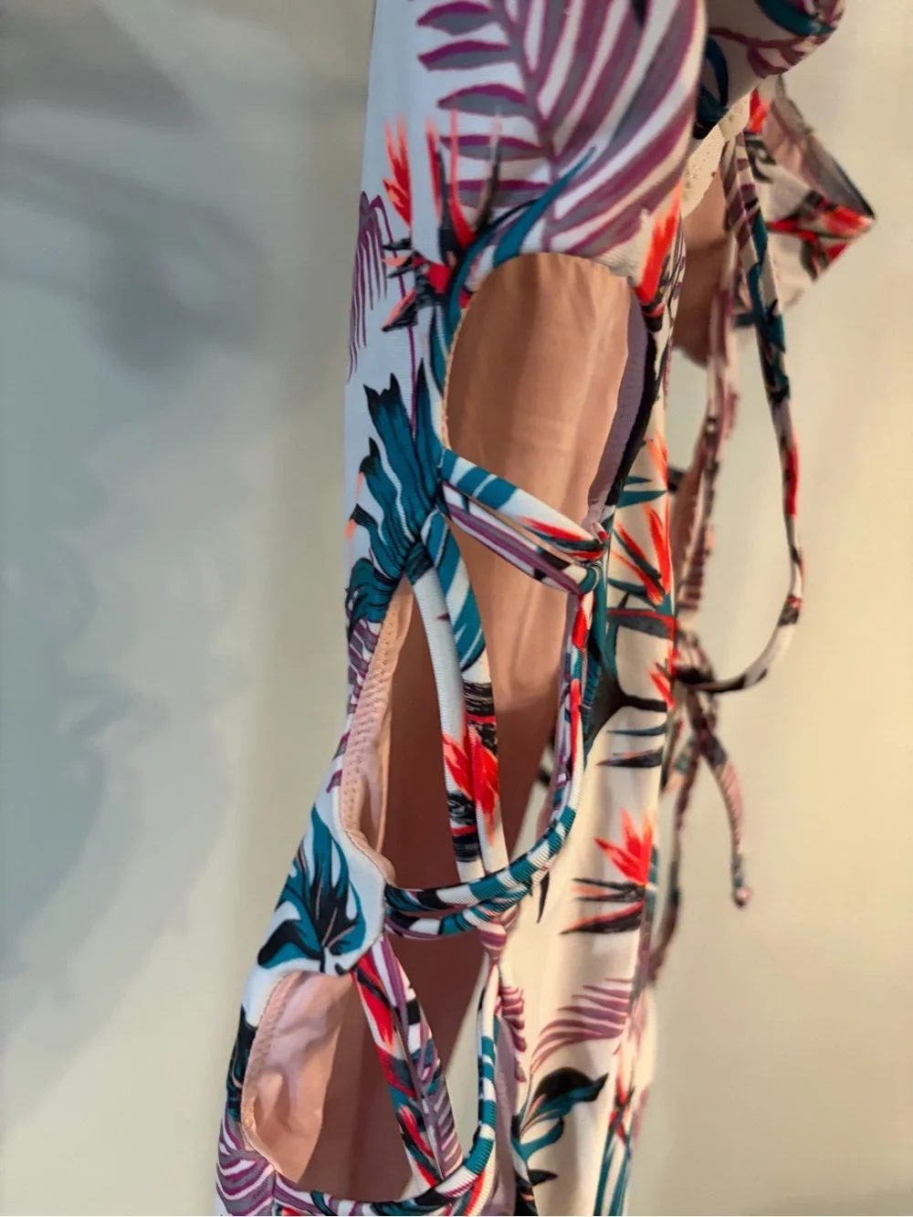 Alyned Together Tropical Floral One-Piece Swimsuit - Women’s size small